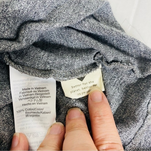 Madewell Gray  Short Sleeve T-Shirt Size: L - Picture 6 of 6